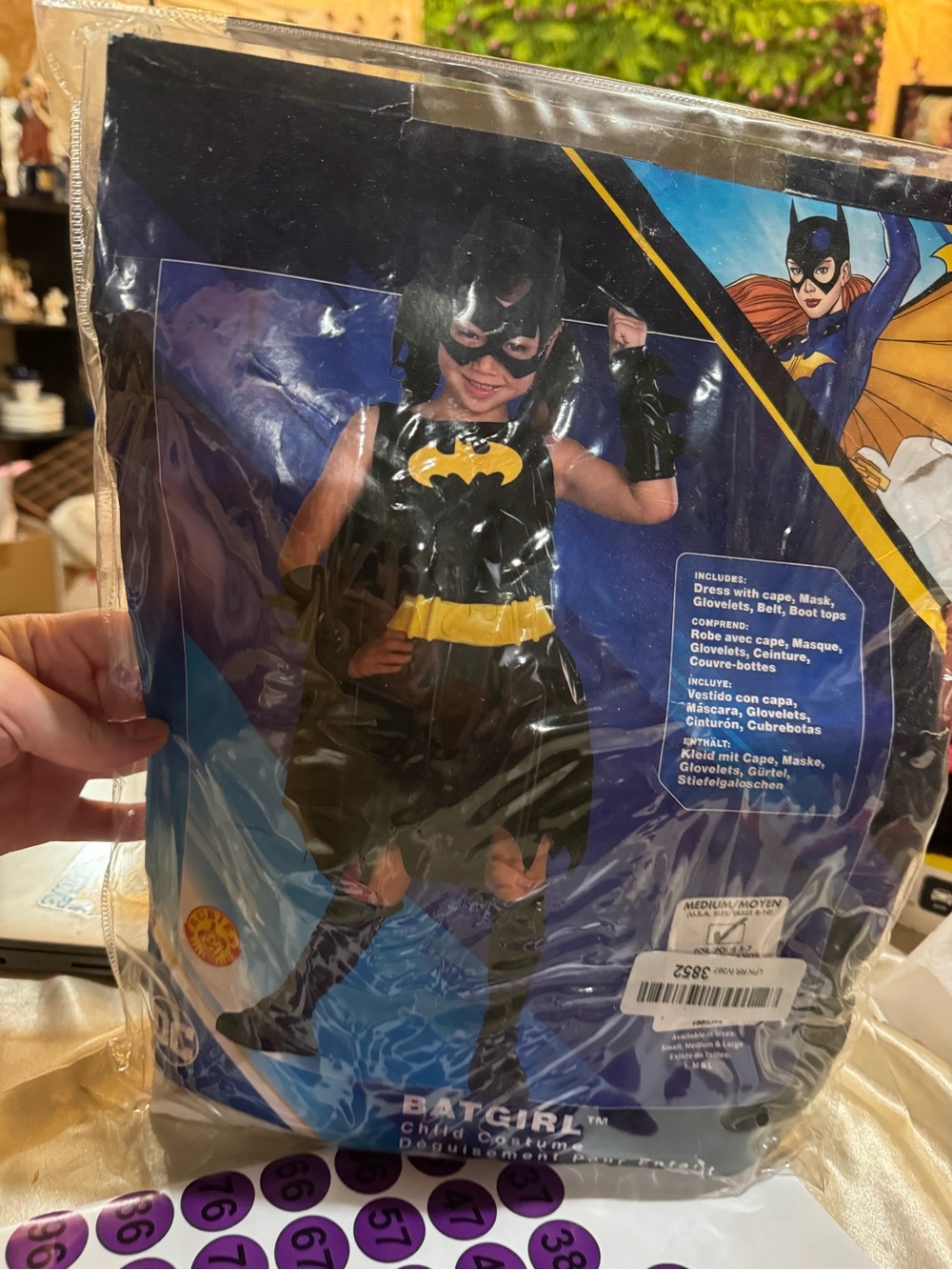 DC Batgirl Kids Costume Black and Yellow